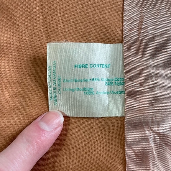 Vintage Sears Camel A-Line Trench Coat - Picture 5 of 10